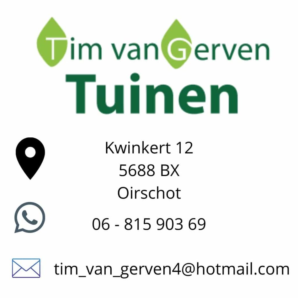 Tim van Gerven Tuinaanleg & Onderhoud in werkgebied Oirschot