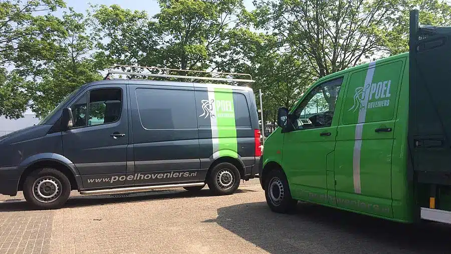 Poel hoveniers in werkgebied Koog aan de Zaan