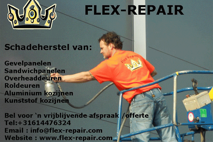 Flex Repair gevelschade uit ‘s-Gravenhage
